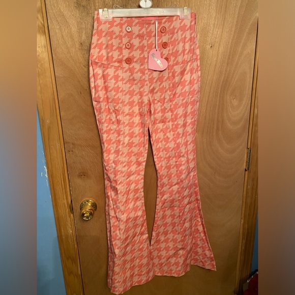 Dolls Kill Sugar Thrillz Houndstooth pants - new with tags - Picture 4 of 15